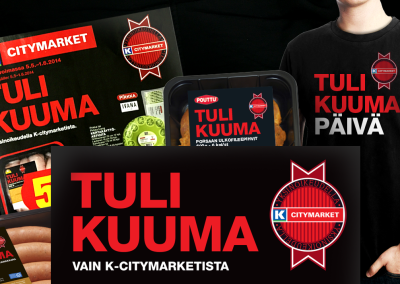 K-citymarket - Tuli kuuma kesä. Teema ja visuaalisuus.